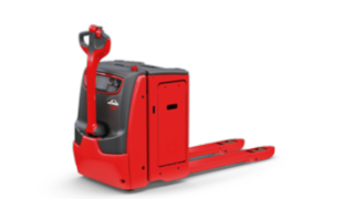 Niederhubwagen T25 von Linde Material Handling aus der Narrow Range Niederhubwwagen T25 von Linde Material Handling im Profil