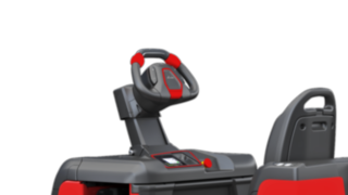 Verstellbarer Lenker des P40 - P60 C von Linde Material Handling Der Lenker des P40 - P60 C von Linde Material Handling kann individuell eingestellt werden.