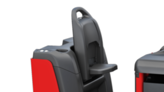 Mitgängerbetrieb des Elektroschleppers P40 - P60 C von Linde Material Handling Der Mitgängerbetrieb des P40 - P60 C von Linde Material Handling ermöglicht die Bedienung des Elektroschleppers von außen.
