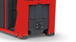 Anhängerkupplung des P40 - P60 C Elektroschleppers von Linde Material Handling Der Elektroschlepper P40 - P60 C von Linde Material Handling kann mit einer Anhängerkupplung ausgestattet werden.