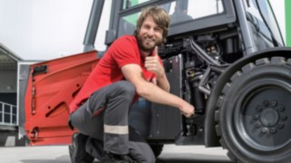 Alle Wartungsteile der Elektrostapler X20 – X35 von Linde sind leicht zugänglich und auszutauschen. Der wartungsfreundiche Elektrostapler X35 von Linde Material Handling