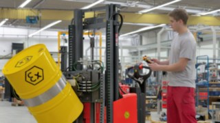 Ex-Schutz-Stapler von Linde Material Handling mit explosionsgeschützter Bauweise Ex-Schutz-Stapler von Linde Material Handling mit explosionsgeschützter Bauweise