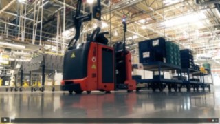 Video zu den autimatisierten Staplern von Linde bei Opel in Wien Automatisierte Stapler von Linde bei Opel