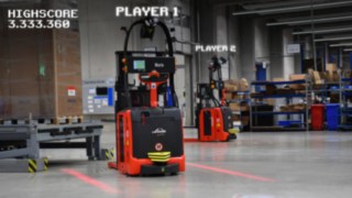 Automatisierte Fahrzeuge von Linde im Einsatz Automatisierte Fahrzeuge von Linde im Einsatz