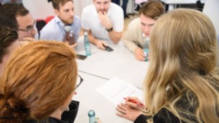 Teilnehmer bei der Linde Think Box