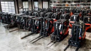 Gebrauchtstaplerflotte Richter Fördertechnik