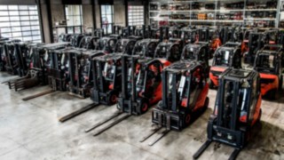 Gebrauchtstaplerflotte von Richter Fördertechnik Gebrauchtstaplerflotte von Richter Fördertechnik