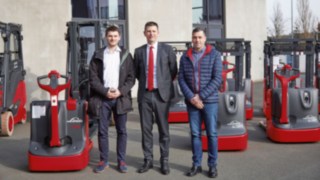 Flottenübergabe von Richter Fördertechnik an den Kunden Poppe GmbH