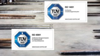 Richter Fördertechnik erfolgreich nach DIN ISO 45001 und DIN EN ISO 14001 zertifiziert 